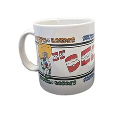 Vintage South of the Border Ceramic Coffee Mug Souvenir Advertising Cup Western picture