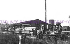 Bond Lumber Co. Shay at Glenwood, FL Circa 1895 Lima #272 - TWO NEW 5X8 PHOTO picture