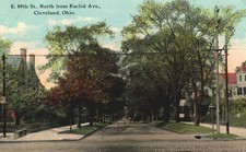 VINTAGE POSTCARD E. 89th STREET EUCLID AVENUE CLEVELAND OHIO POSTED 1911 FRESH picture