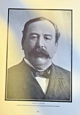1904 Vintage Illustration Samuel R. Van Sant Minnesota Governor picture