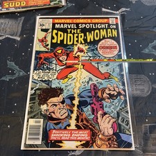 Marvel Comics Spotlight #32 1972 Comic Book Spider-Woman Origin (Nice Key) picture
