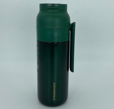 Starbucks vacuum insulated Shiny Emerald Green Stainless Steel Tumbler 2026 20oz picture