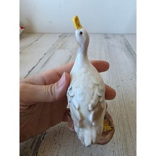 Vintage Italy ceramic duck bird statue figurine swan goose decor decor picture