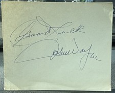 Original John Wayne autograph Acquired From My Father At LAX 1973 Or 1974 picture
