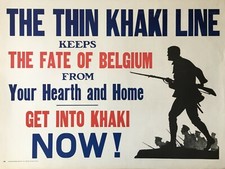 Original Canadian First War Recruiting Poster, 