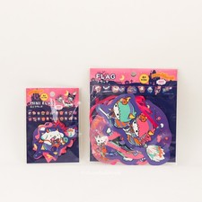 Pompompurin Little Twin Stars Halloween Flag Banner Garland Decoration Japan picture