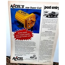 Vintage 1972 Accel Super Coil Ad Original epherma picture