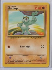 Pokémon 1999 Base Set MACHOP 52/102 MINT Never Played RARE picture