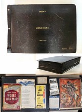 1939-42 vintage WWII SCRAPBOOK roanoke va PORTER J WINN 23lb NEWS PHOTOS history picture
