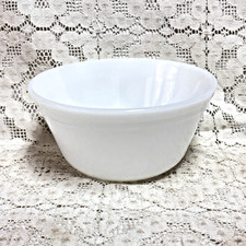 Federal Dura White 6” Mixing Bowl Oven Ware Double Band F Shield EXC+ picture