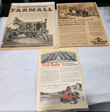 Vintage 1920s International Harvester Print Ads Lot McCormick Deering Farmall picture