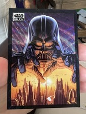 🔥#69/99 Darth Vader 2022 Topps Star Wars Chrome Galaxy A Galaxy Within Grasp 💪 picture