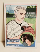 DAVID BYRNE TUNE YARDS 2018 TOUR MANN MUSIC CENTER PHILADELPHIA TRADING CARD picture