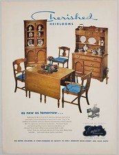 1957 Print Ad Empire Furniture Cherished Heirlooms Dining Sets Johnson City,TN picture