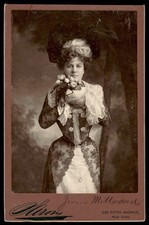 Jessie Millward Stage Broadway Actress 4x6 Cabinet Photo & Cast List *Y2471 picture