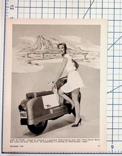 1959 Harley-Davidson Topper Scooter Ad Arlene Howell Miss USA Warner Bros picture