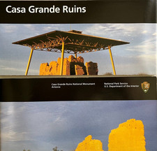2026 CASA GRANDE RUINS - AZ   NATIONAL PARK SERVICE UNIGRID BROCHURE/MAP   New picture