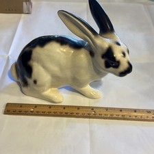 Large MCM Ceramic Glossy Bunny Rabbit  picture