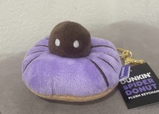 Limited Edition Dunkin’ Spider Donut Plush Keychain 2026/LIMITED Quantities New picture