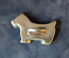 Vintage Metal Cookie Cutter Scottie Dog Scottish Terrier with Handle AA8P picture