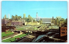 1958 Chicago Congress St Exp & Post Office Postcard picture