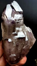 177g  Diamond Grade  Super Seven Skeletal Amethyst Quartz Crystal &Hair  e735 picture