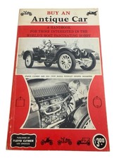 Buy an Antique Car 1958 Floyd Clymer Vintage Handbook Bailey Antique Auto Guide  picture