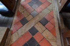 Photo 6x4 Melbury Bubb, St. Mary's Church: Floor tiles  c2017 picture