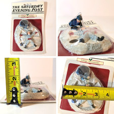 Vintage Saturday Evening Post Snow Angel Girl Christmas Village Figure, 1999 picture