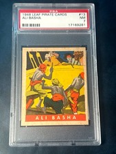 1948 Leaf Pirate Cards 13 Ali Basha PSA 7 picture
