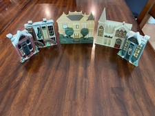Vintage Shelia Limited Edition Wooden Hand Painted Holiday Decor House 1991 picture
