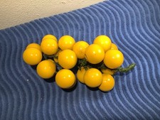 SUPERB Vintage MCM YELLOW Lucite Grapes 11” Long RARE LOOK picture