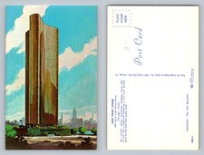 Chicago, IL-Illinois, Lake Point Tower Skyline High Rise Vintage Postcard picture