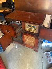 Vintage Stromberg-Carlson Console Radio Record Player Receiver 1940s WORKING mcm picture