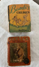 BAMBI'S Children 1943 Big BETTER LITTLE BOOK BLB Walt DISNEY Tarzan the Fearless picture