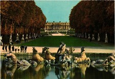 Versailles Chateau Apollo's Basin Tapis Vert France Vintage Postcard Guy picture