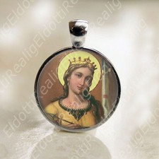 St Ursula Religious Christian Catholic Medal Pendant Charm Jewelry picture
