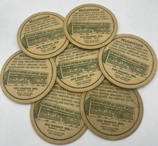Vtg coasters GERMAN AMERICAN IMPORT HOUSE 4