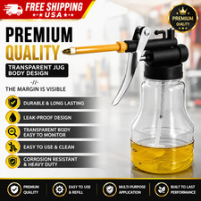 250mlTransparent Oil Can Oiler High Pressure Machine Pump Lubrication Grease Gun picture