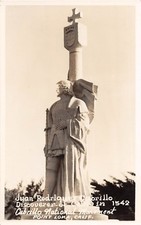 D98/ Point Loma California Ca Postcard Real Photo RPPC c1940s Cabrillo Monument picture
