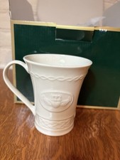 Beleek Claddaugh collection Set Of 4 Brand New In Box Porcelain Coffee Mugs picture