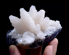 169gNatural Complete Pink Fluorescent Tower-Like Calcite Mineral Specimen/China picture