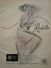 1948 Womens Radelle Sculptured Lingerie Smart Women Prefer Original Fashion Ad picture