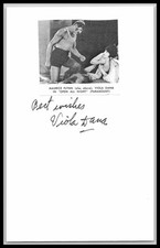Viola Dana - Actress - 2x3 Cut Photo On Paper With Autograph (b) picture