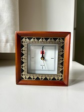 Frank Lloyd Wright Bulova Beth Sholom Desk Clock (Model B7766) 4.75 Inches picture
