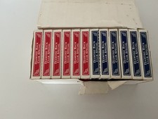 12 Decks Vintage Harrah’s  Casino Playing Cards. 6 Red, 6 Blue. 1984 Uncanceled. picture