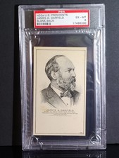 🏛️1880 HD2a U.S. Presidents JAMES GARFIELD Blank Back PSA 6 POP1 RARE Antique picture