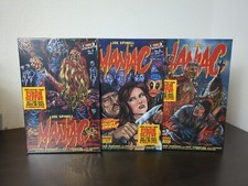 Eibon Press MANIAC Issue #1 2 3 Joe Spinell  VHS Comics Limited Edition picture