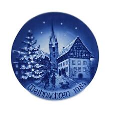1984 Bareuther Weihnachten Christmas Plate Zeil/Main Bavaria Germany 8 in Vtg picture