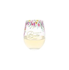 Pavilion Forever My Bestie 17oz Stemless Wine Glass – Friendship Gift picture